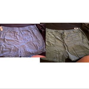 Light blue shorts plus size